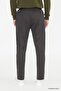 Men's Brown Cotton Flexible Elastic Waist Diagonal Patterned Jogger Pants Standard Fit - 5