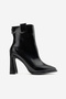 Aja Black Women's Thick Heeled Boots - 11