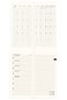 2027 Year Linen Weekly Planner Checkered Pocket Agenda 9X18 cm Cherry - 8