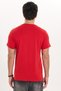 Men's Slim Fit Cotton Soft Texture Lycra Flexible Fabric Basic Red Crew Neck T-Shirt - 8