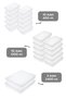 22-Piece Refrigerator Organizer with Transparent Lids - Microwave Compatible Organizer Storage Container - 4