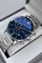 Men's Wristwatch 3 Atm Waterproof Silver Color Steel Band Hme2010C6 - 3