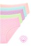 1506 Heart Patterned 100% Cotton 5-Piece Women's Bato Brief Package V2 - 6