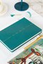2027 Year A5 Linen Weekly Agenda 15X21 cm - 12 Months Dark Green