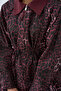 Women's Leopard Print Zippered Trench Coat Burgundy - 11