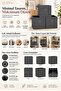 1 Piece Closet Organizer, Laundry Toy Storage Box Basket Organizer 30X30X30 cm - 4