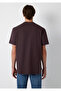 Pocket Detailed Brown Basic T-Shirt Loose Fit / Comfortable Cut 066248-88083 - 5