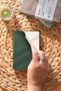 Smyth-2027 Daily Agenda 9X14 Cm. Flexible Cover. Silver Gilded Edge-Petrol Green - 2