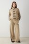 Mink Oversize Polyviscon Plain Woven Under&Over Hijab Set - Top and Bottom Set Tctaw27Us00047 - 3