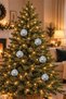 6 cm 6-Piece Flower Figured Christmas Tree Ornament Cici Top - 5