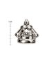 6-Piece 7 cm Christmas Pine Tree Ornament with Dress Figures - 4