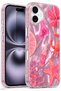 iPhone 17 Case Hologram Crab Coral Tropical Sea Pattern Transparent Silicone |   Internally Printed, Camera Protected, Airbag Corner, Shock Absorbing Premium Cover Phone Case