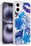 iPhone 16 Case Hologram Ocean Pattern Transparent Silicone |   Internally Printed, Camera Protected, Airbag Corner, Shock Absorbing Premium Cover Phone Case