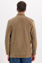 Unisex Standard Fit Full Zip Cold-Resistant Stand Collar Khaki Fleece Cardigan - 7