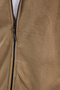 Unisex Standard Fit Full Zip Cold-Resistant Stand Collar Khaki Fleece Cardigan - 5