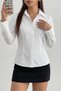 Wardrobe Essentials White Lightweight Slightly Fitted Cotton Woven Shirt TWOAW26GO00022