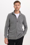 Men's Patterned Mock Neck Zippered Cardigan - 4