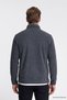 Men's Anthracite-melange Anti-pilling Non-pilling Standard Fit Stand-up Collar Sweatshirt Fleece Jacket - 6