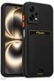 Redmi Note 12 Pro 5g Case Camera Protected Card Holder Wallet Red Key Cover