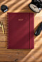 Business-2027 Year Daily Spiral Agenda 20X28 Cm. One Page Per Day-Green - 3