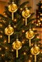 Set of 6 10 cm Candy Cane Christmas Pine Tree Ornaments - 4