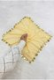 Large Size Chiffon Halay Handkerchief, 50x50cm Yellow Gold 1 Piece, Bride Groom Wedding Henna Circumcision Engagement Bride