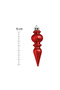 3-Piece 15 cm Pine Tree Ornament with Drop Figures - 4