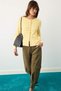 Yellow Premium Yarn/Special Yarn Knitwear Cardigan Twoaw27Hi00214