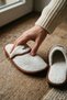Women's House Slippers Visually Renewed Woolen Fur Winter Slippers Guest Dowry Bundle Bridal Slippers - 4