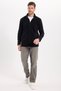 Unisex Standard Fit Full Zip Anti-Pilling Cold-Resistant Black Fleece Cardigan - 3