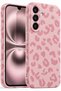 Galaxy A37 Case Pink Leopard Stylish Design Premium Slim Soft Silicone