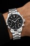 Men's Wristwatch Original Steel Silver Black Color 3Atm Waterproof 2 Years Warranty with Invoice