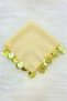Yellow Gold Chiffon Halay Handkerchief 5 Pieces, Bride Groom Wedding Henna Circumcision Engagement Bride - 5