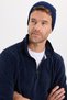 Unisex Standard Fit Anti-Pilling Cold Resistant Navy Blue Fleece Sweatshirt - 4