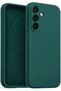 Galaxy A24 Case with Camera Protection, Velvet Soft Wipeable Silicone Cover, Green