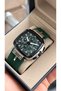 Men's Watch - 3 Atm - Green Color Silicone Strap - Function and Calendar-Gift Box.Hme2082C1 - 5