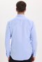 Men's Slim Fit Slim Cut Long Sleeve Cotton Easy-Iron Blue Button-Down Collar Shirt - 8