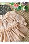 Cora Romper Tutu Special Occasion Long Sleeve Holiday Baby Girl Dress - 5