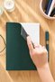 Monte- 2027 Daily Agenda A5. Vegan Leather Flexible Cover. Rubberized. Boxed. - Green - 2