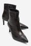 Noya Brown Print Pointed Toe Women's Thin Heeled Boots