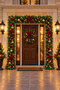 New Year's 200 cm Pine Garland 200 Branches - 3