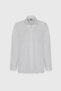 Men's White Easy-Iron Slim Fit Slim Fit Classic Collar Cotton Shirt - 19
