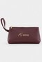 Women's Small Makeup Bag - Burgundy