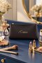 Women's Small Makeup Bag - Bitter Brown - 2