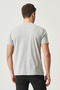Men/Unisex Gray Melange Cotton Slim Fit Slim Fit Crew Neck Basic T-Shirt - 13