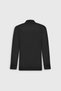 Men's Black Non-Pilling Anti-pilling Standard Fit Half Turtleneck Knitwear Sweater - 14