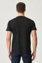 Men's White-Black-Navy-Blue-Right Slim Fit Slim Fit Crew Neck 100% Cotton 4-Piece Basic T-Shirts Pack - 14