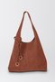 Shoulder Bags - Brown - Faux leather