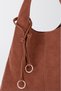 Shoulder Bags - Brown - Faux leather - 4