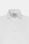 Men's White Slim Fit Slim Cut Oxford Button-Down Collar Patterned Cotton Shirt - 11